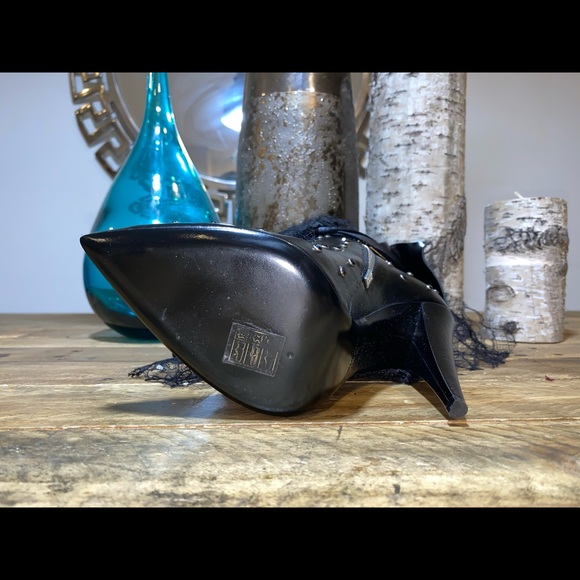 Saint Laurent Era 110 Studded Leather Ankle Boots - Picture 2 of 8